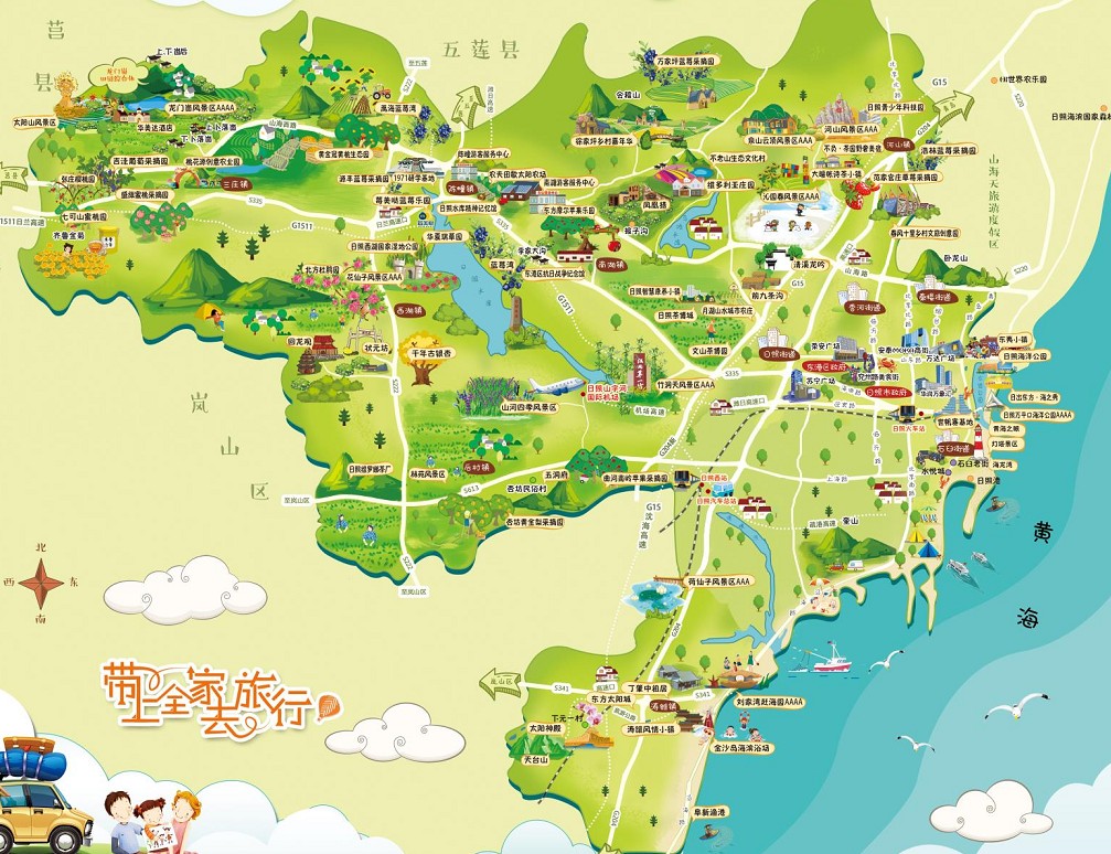 勐海景区使用手绘地图给景区能带来什么好处？